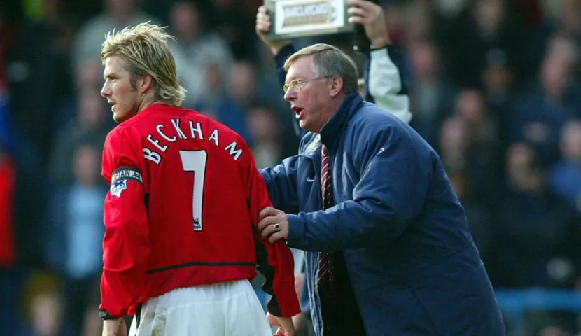 سر الکس فرگوسن و بکهام